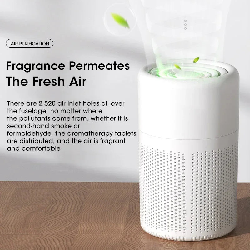 Breathe cleaner air with this compact negative ion air purifier. Removes smoke, formaldehyde, and odors—perfect for dorms, offices, or your bedroom.