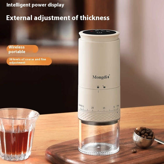Electric Coffee Bean Grinder – Portable Stainless Steel Spice & Seed Crusher for Home & Kitchen Use