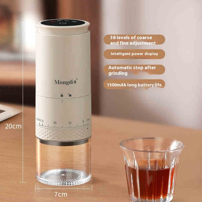 Electric Coffee Bean Grinder – Portable Stainless Steel Spice & Seed Crusher for Home & Kitchen Use